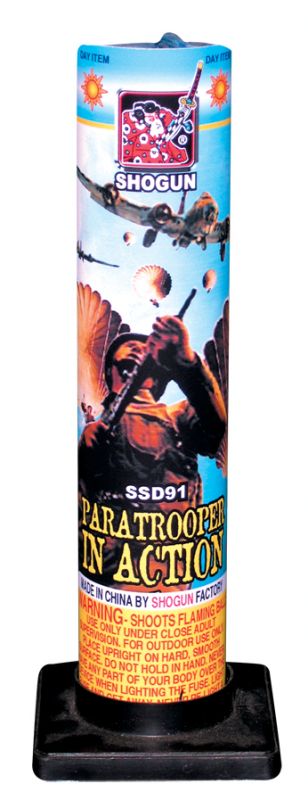 PARATROOPER IN ACTION